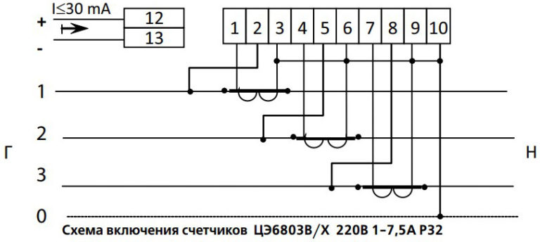 Подключение трехфазного счетчика энергомера цэ6803в м7 Счётчик электроэнергии Энергомера ЦЭ6803: документы и характеристики